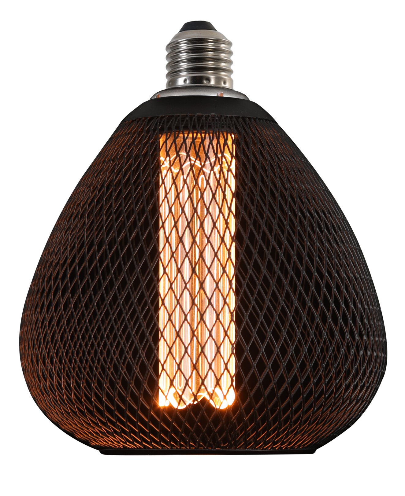 LED žarnica E27 2.5W ČRNA - ZLATO STEKLO