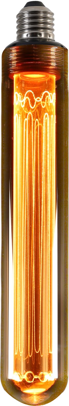 LED žarnica E27 3W jantar - zlate steklo