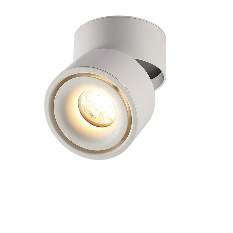 LED downlight površinska montaža 12W bela 3000K BRIDGELUX-čip nastavljiv