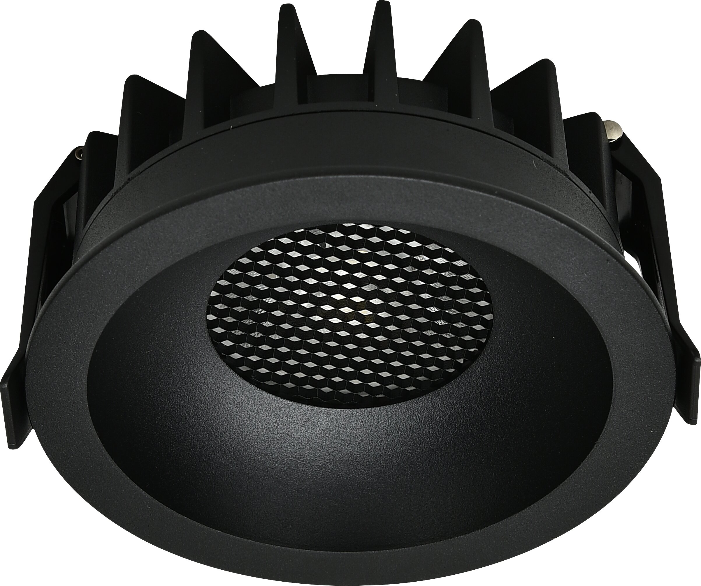 LED COB downlight 20W CCT okrogla črna - BRIDGELUX