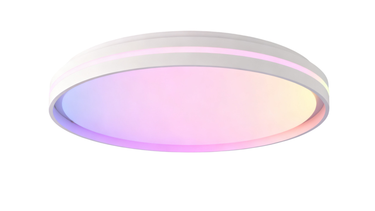 LED stropna svetilka 40W+RGB10W bela 3CCT-spomin + daljinsko upravljanje