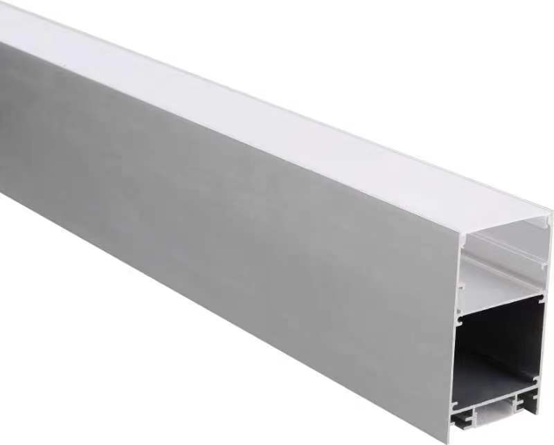 Aluminijast profil za LED trak črno ohišje/bela pokrov L=2M