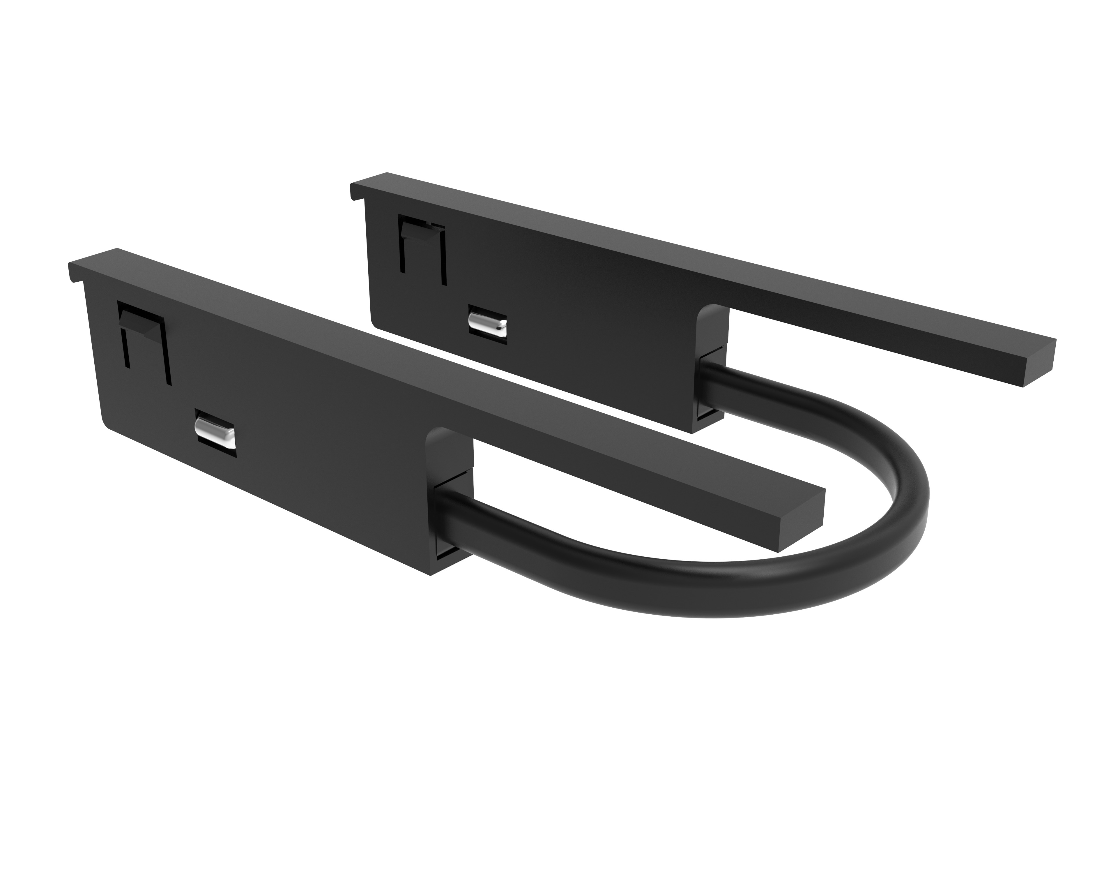 Modul Conductiv Colț pentru Șină M05 Negru Optonica