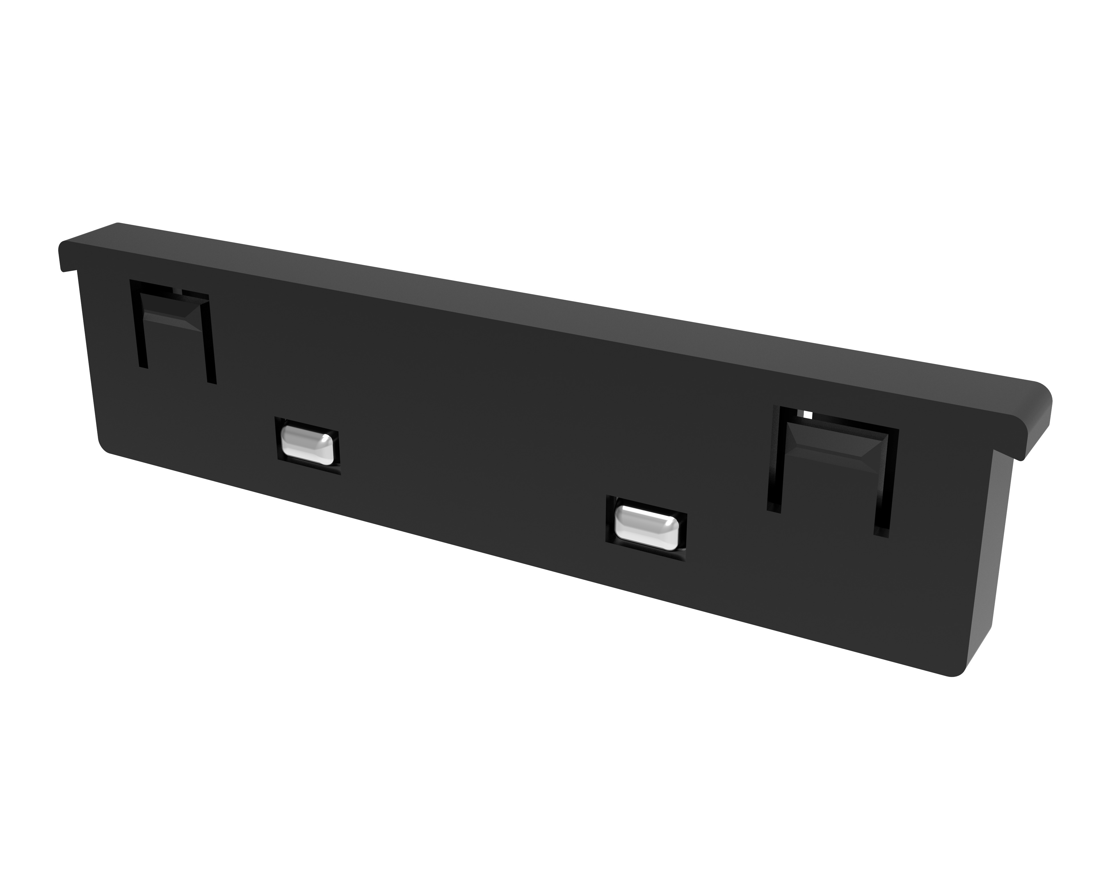 Modul Conductiv pentru Șină M05 Negru Optonica