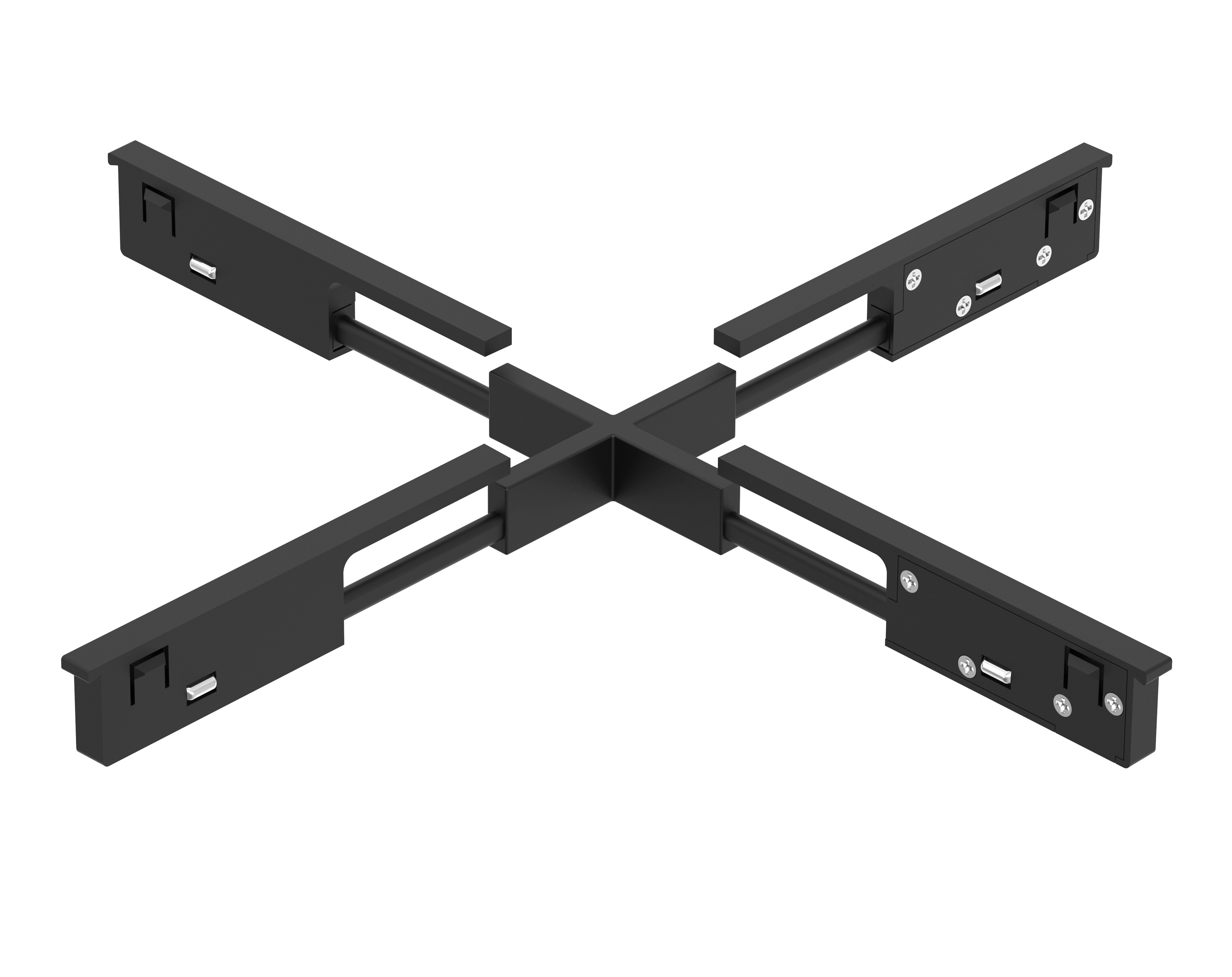 Conector Colț Conductor pentru Șină Magnetică M05 Negru Optonica