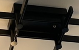 Bază Plafonă Magnetică M05-S Negru Sistem Iluminat Modular Optonica