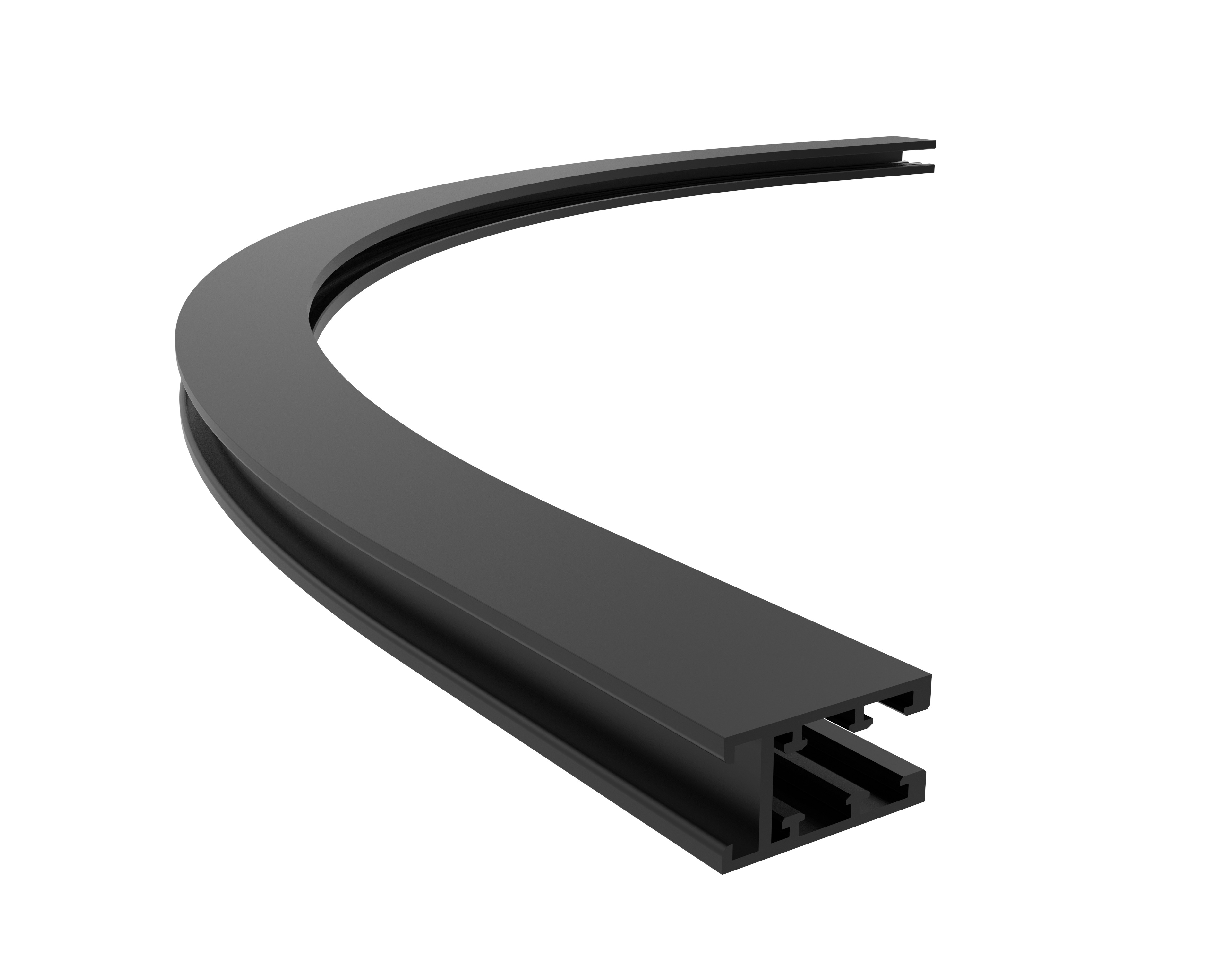Șină Magnetică Verticală ARC Track Quarter M05-S Neagră Optonica