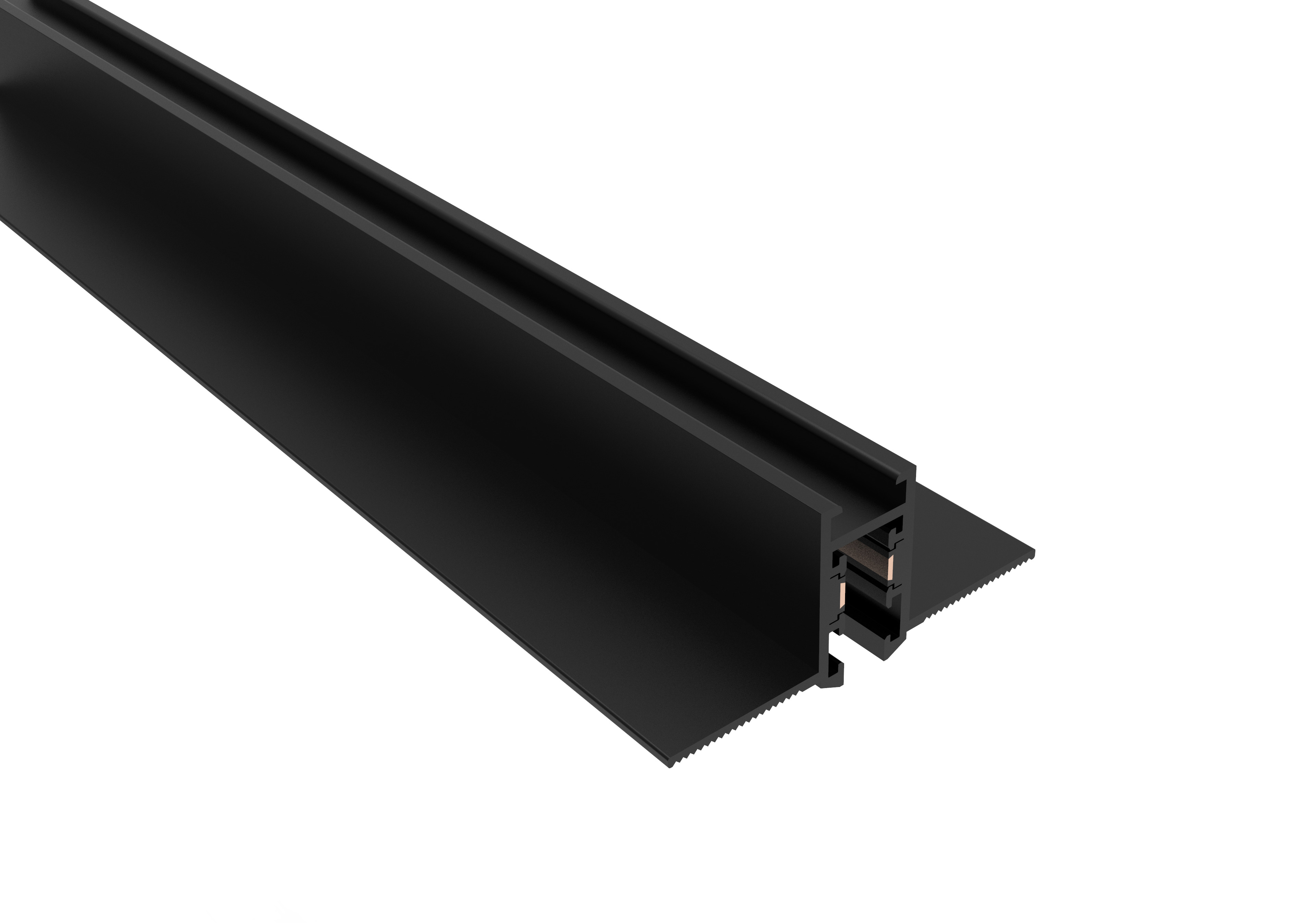 Șină Magnetică Îngropată 1M Negru Optonica