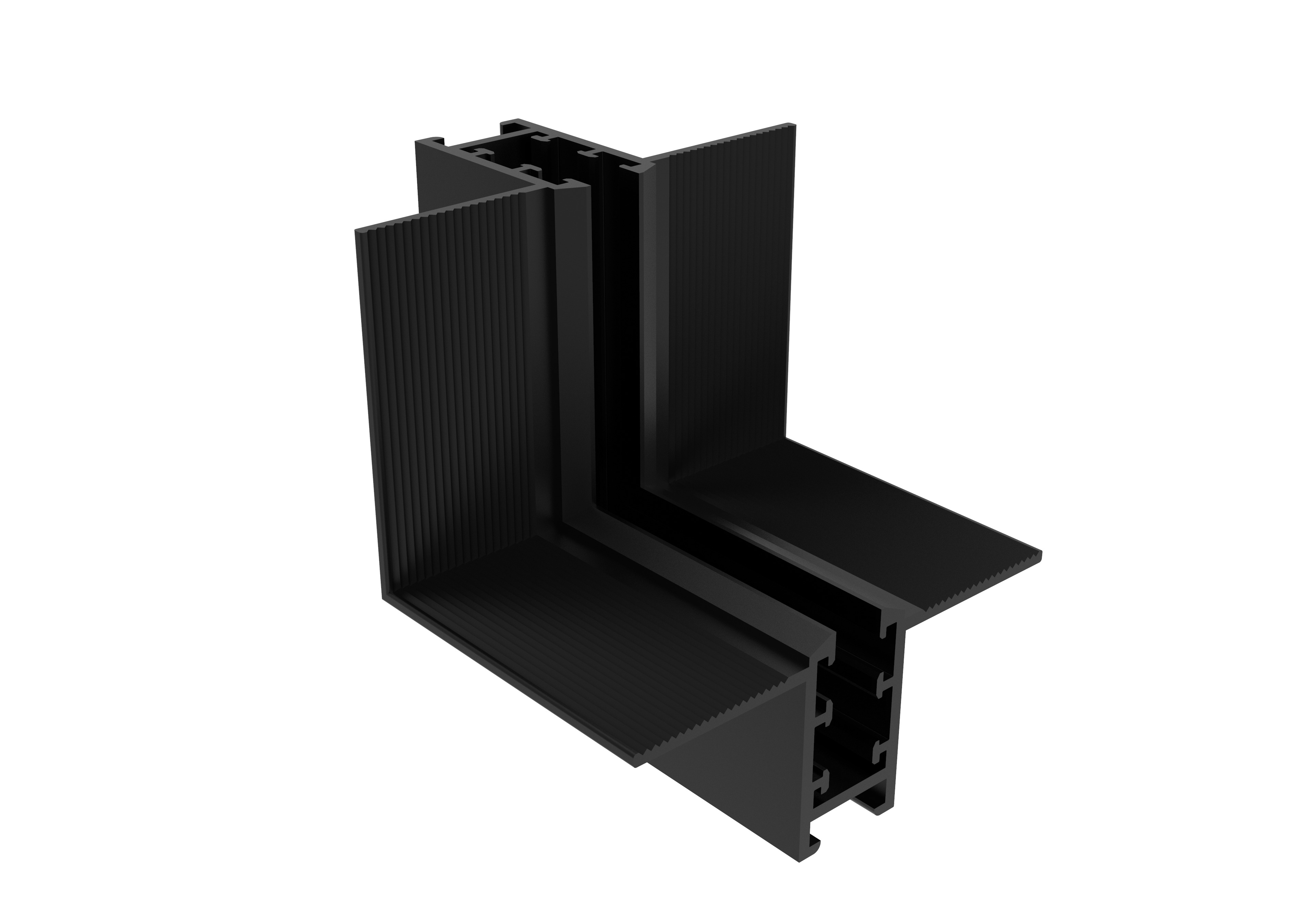 Conector Vertical Interior Șină Magnetică M05 Negru Optonica