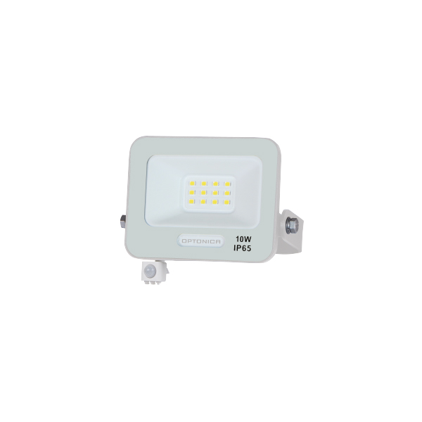 LED SMD reflektor IP65 bela ohišje s senzorjem