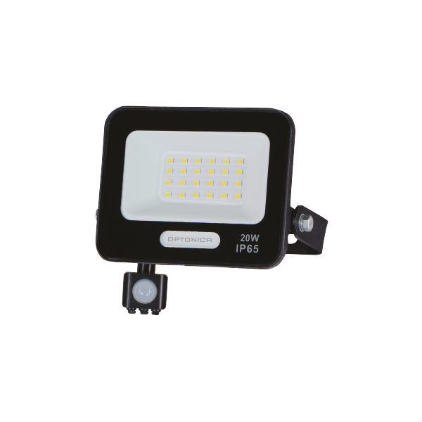 LED SMD reflektor IP65 črna ohišje s senzorjem