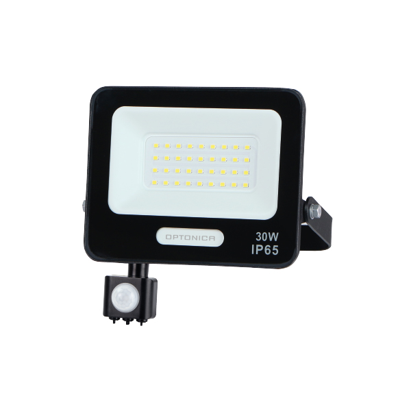 LED SMD reflektor IP65 črna ohišje s senzorjem