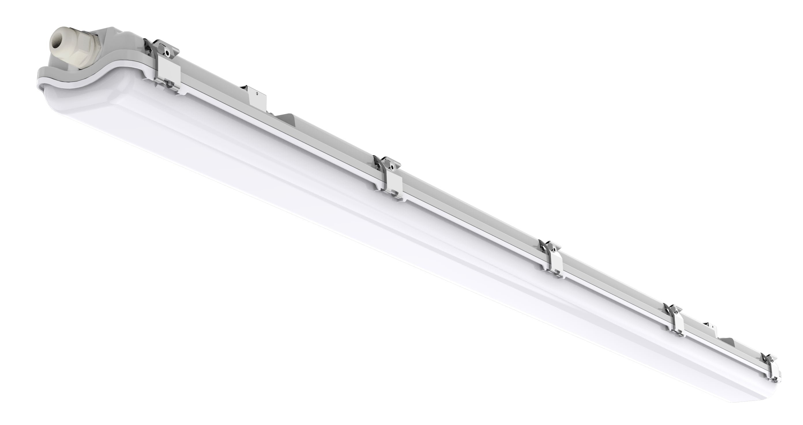 Oprema za enostransko napajanje LED cevi T8 2x150cm IP65 s SS sponkami