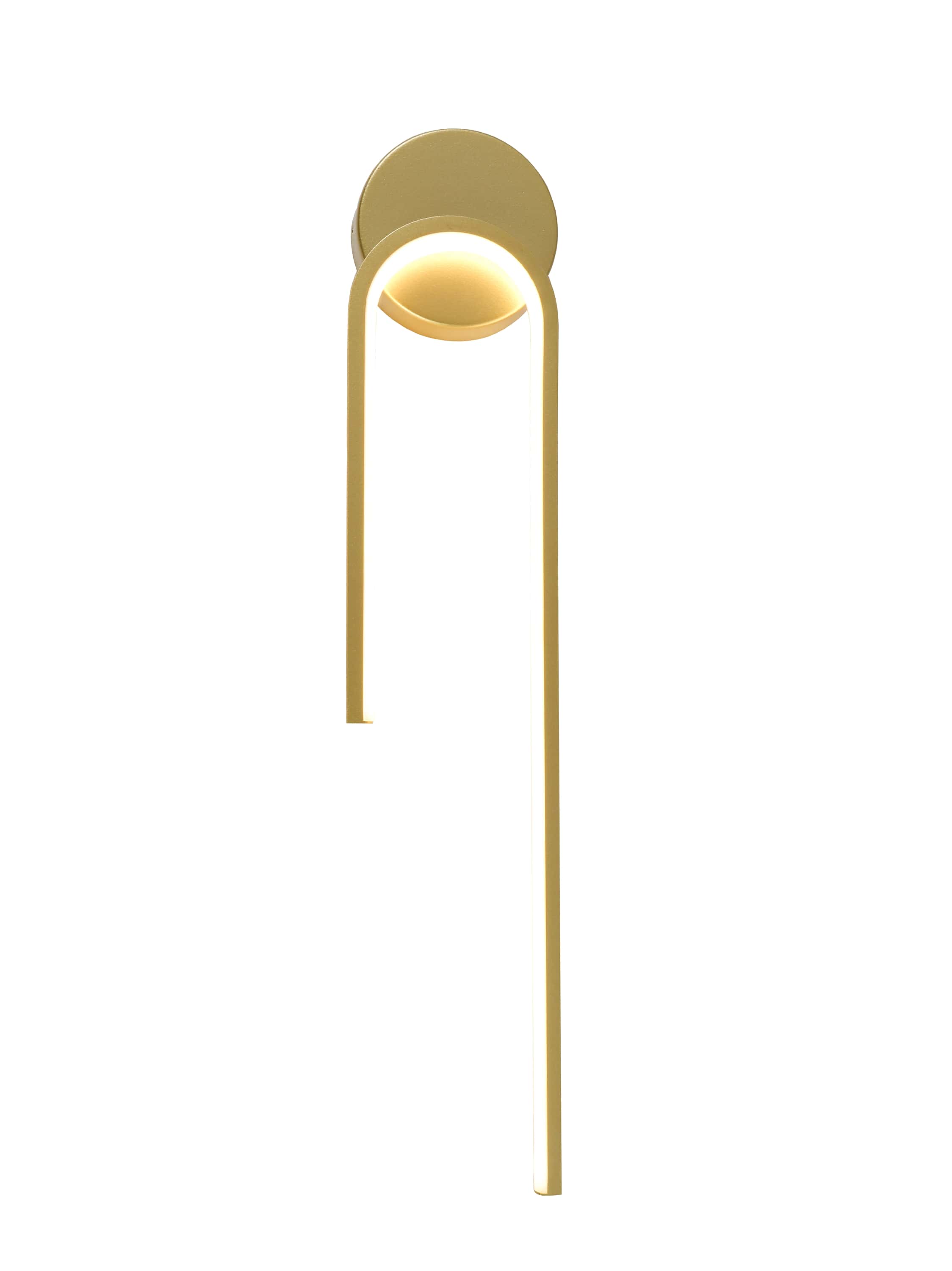 LED stropna/stenska svetilka 10W satenska zlata