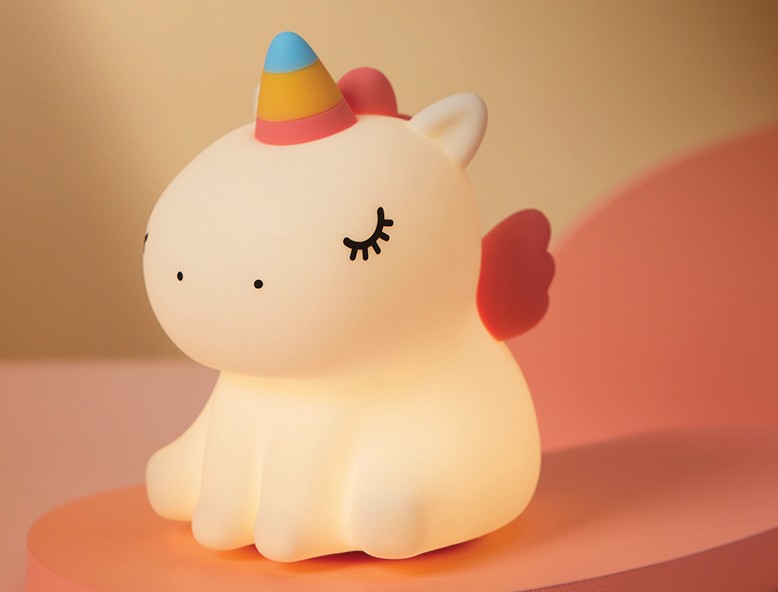 Lampă LED Unicorn pentru Copii 2W Reîncărcabilă 1200mAh Optonica