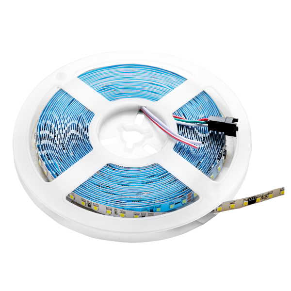LED trak set napajalnik 12V + daljinski upravljalnik + 5M 2835 LED trak 126 SMD/M IP65