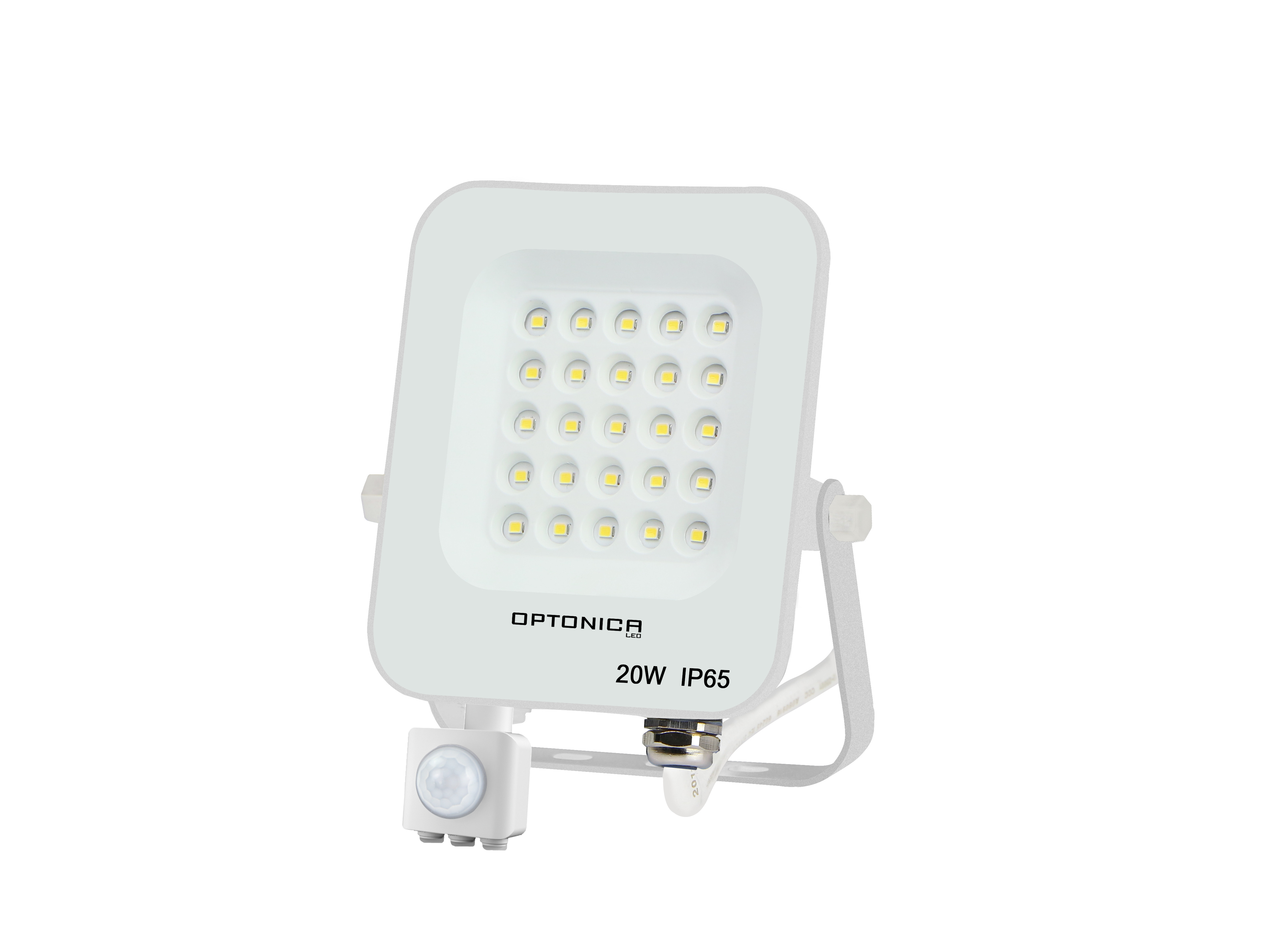 LED SMD reflektor bela ohišje IP65 s senzorjem