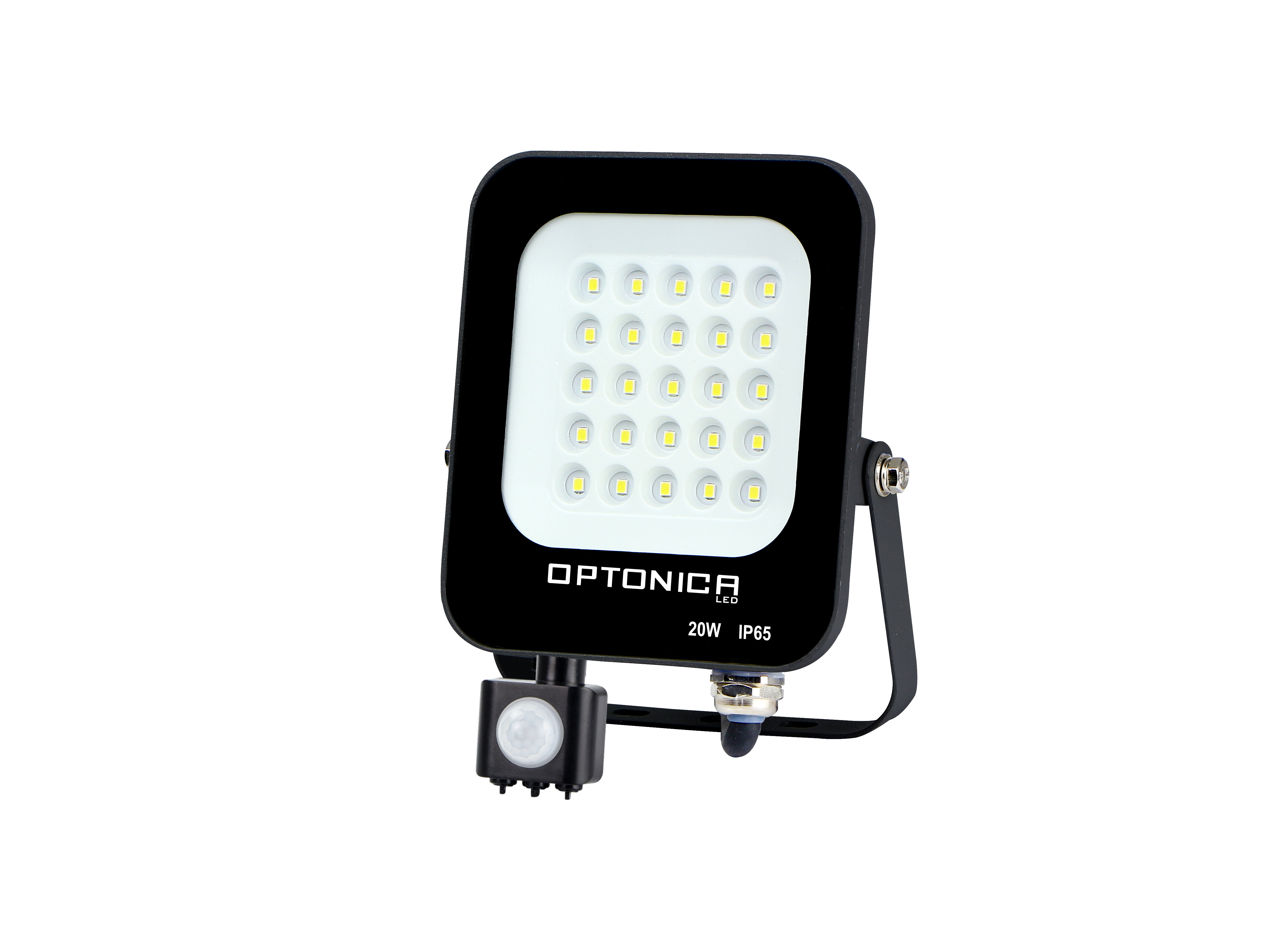 LED SMD reflektor črna ohišje IP65 s senzorjem