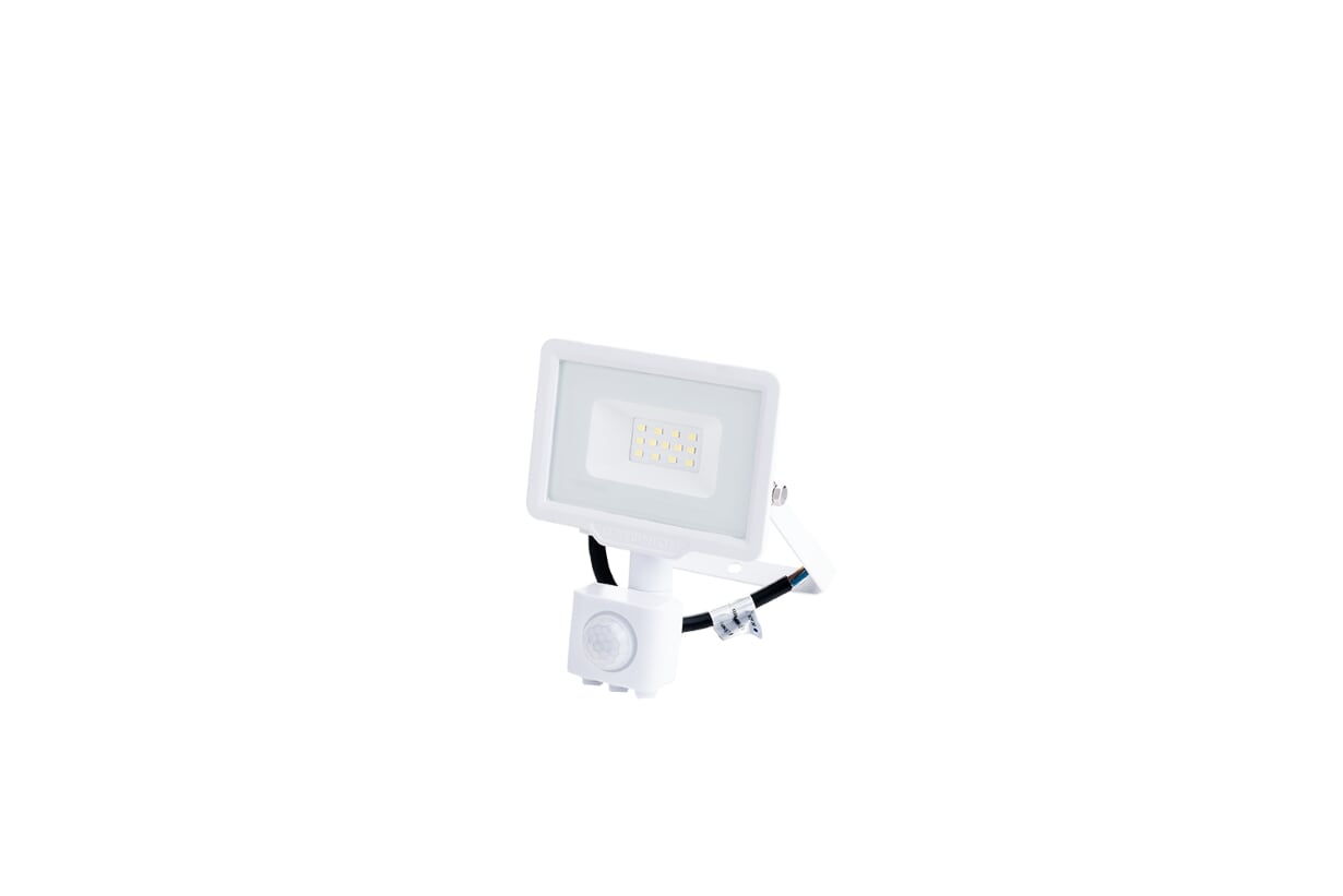 LED SMD reflektor bela mestna linija s PIR senzorjem