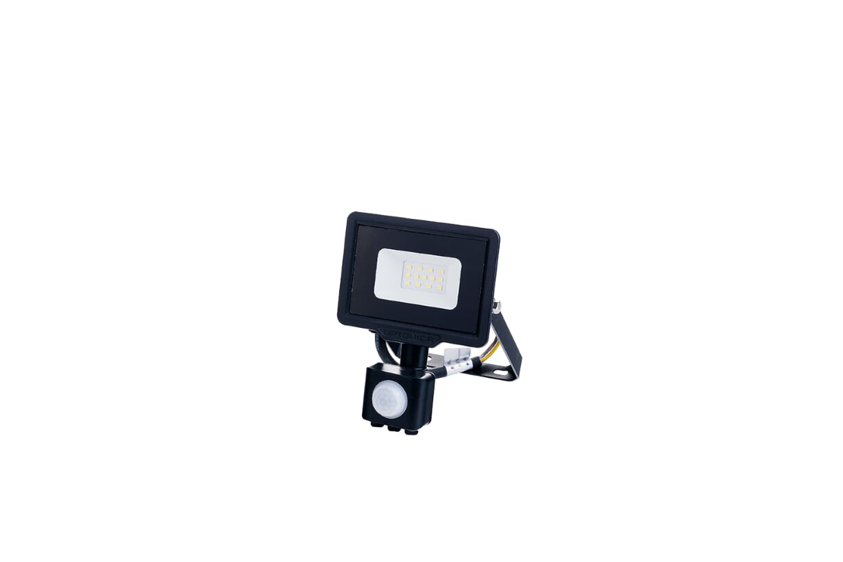LED SMD reflektor črna mestna linija z PIR senzorjem