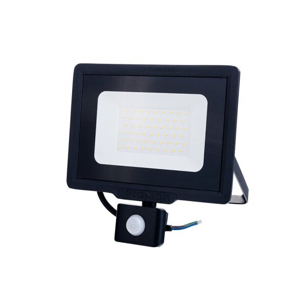 LED SMD reflektor črna mestna linija z PIR senzorjem in kablom 70 cm