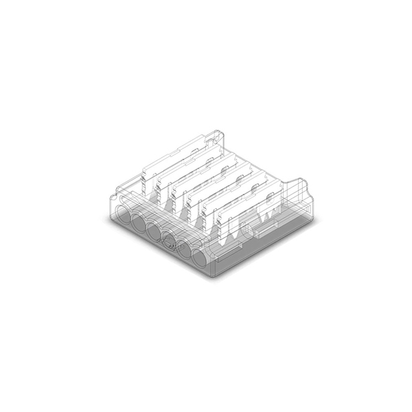 6Pin hitri priključek traku na žico za 12mm SMD