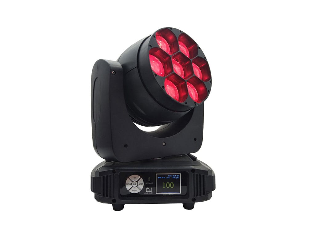 7x40 LED wash moving head RGBW mešanje barv