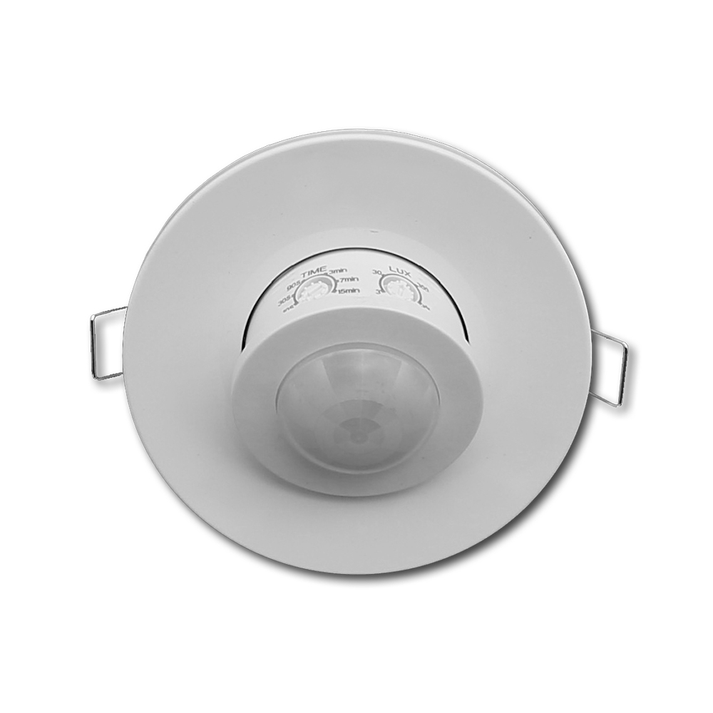 LED PIR 360° senzor gibanja bela