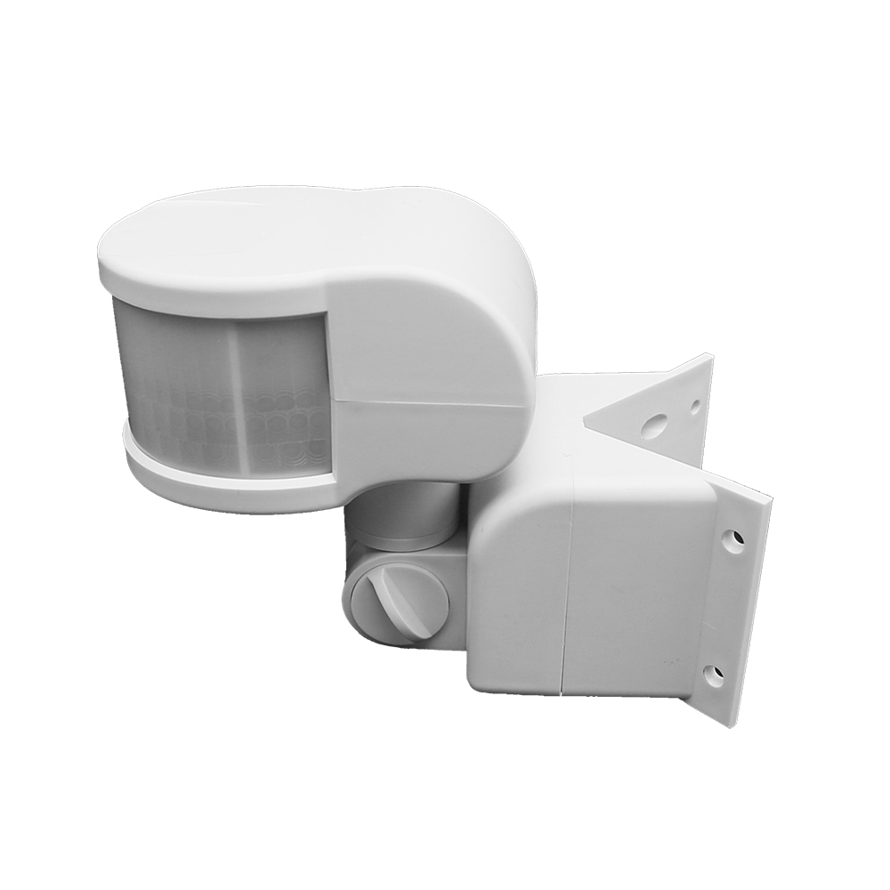 LED PIR senzor gibanja IP44 300° bela