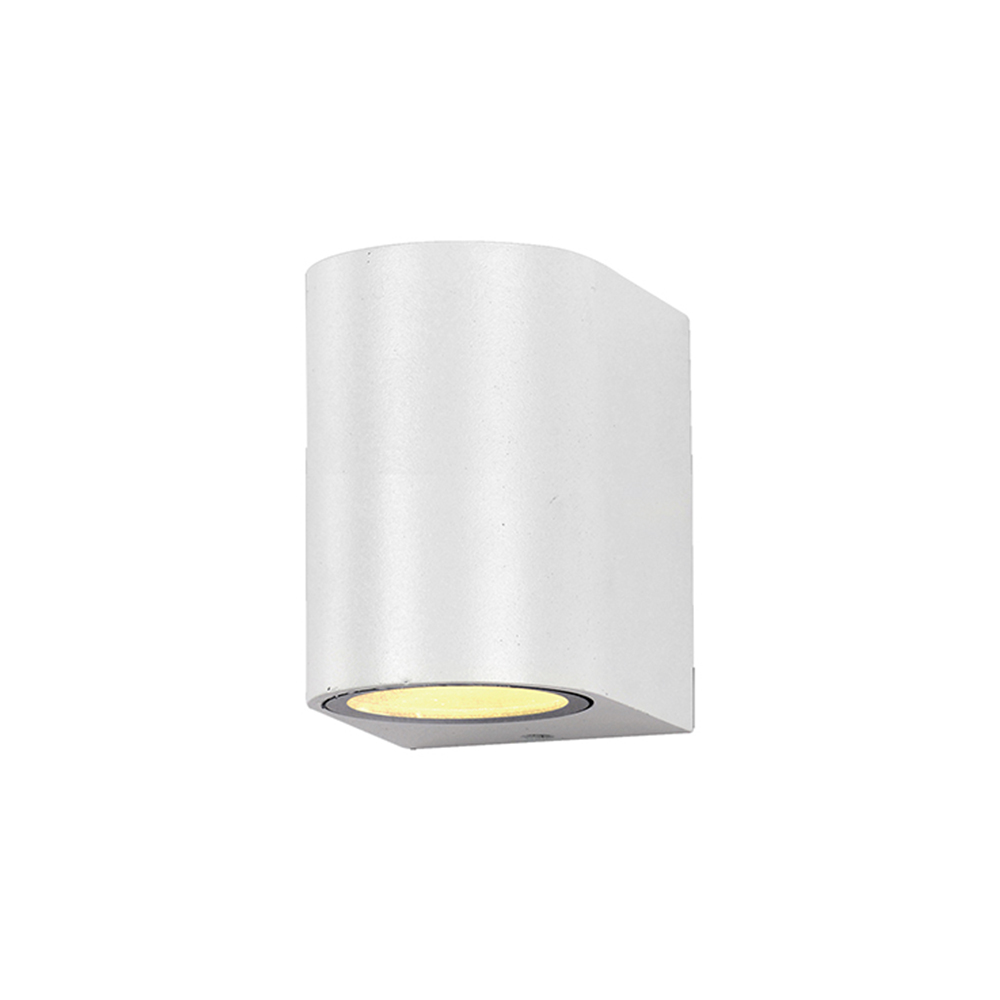 STENSKA SVETILKA ALUMINIJ BELO TELO GU10 VTIČ