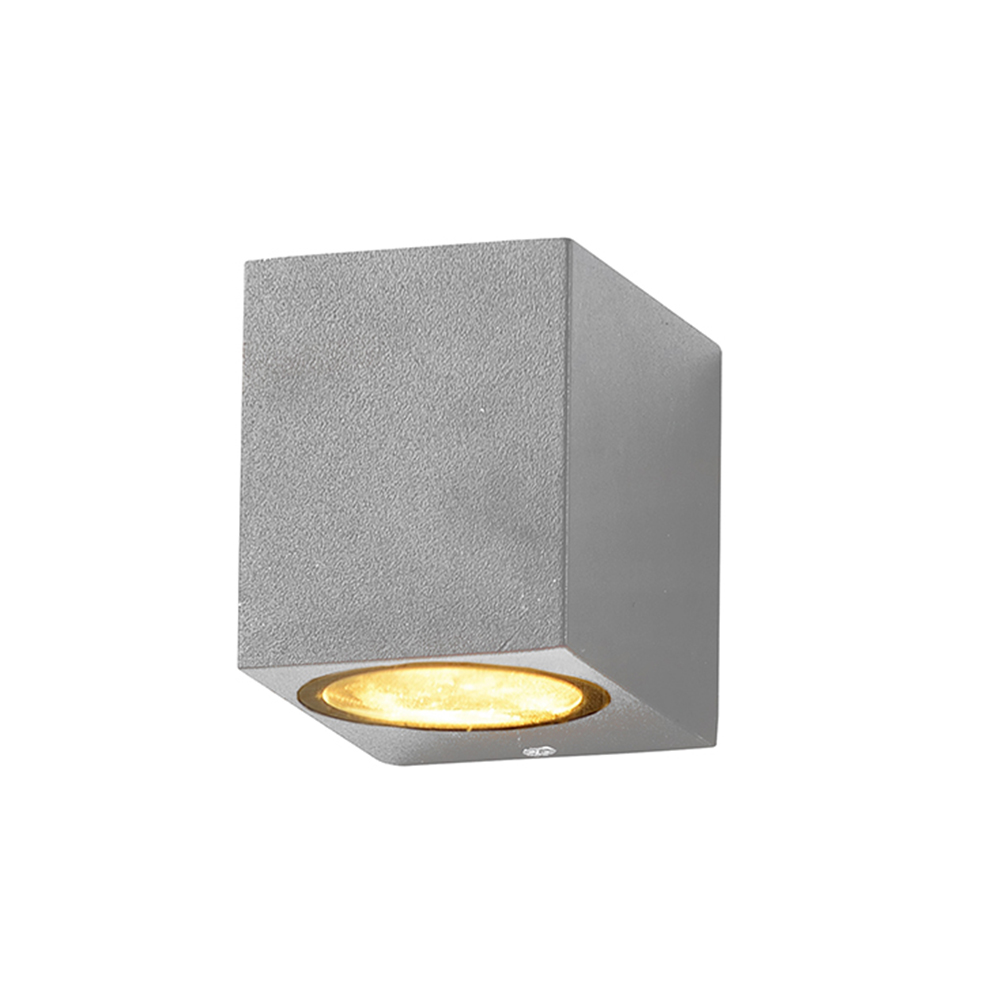 STENSKA LAMPA ALUMINIJASTO SILVER TELO GU10 VTIČ