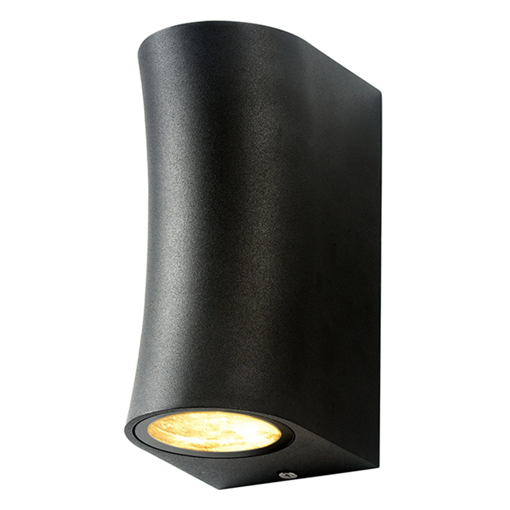 STENSKA SVETILKA ALUMINIJ ČRNA 2xGU10