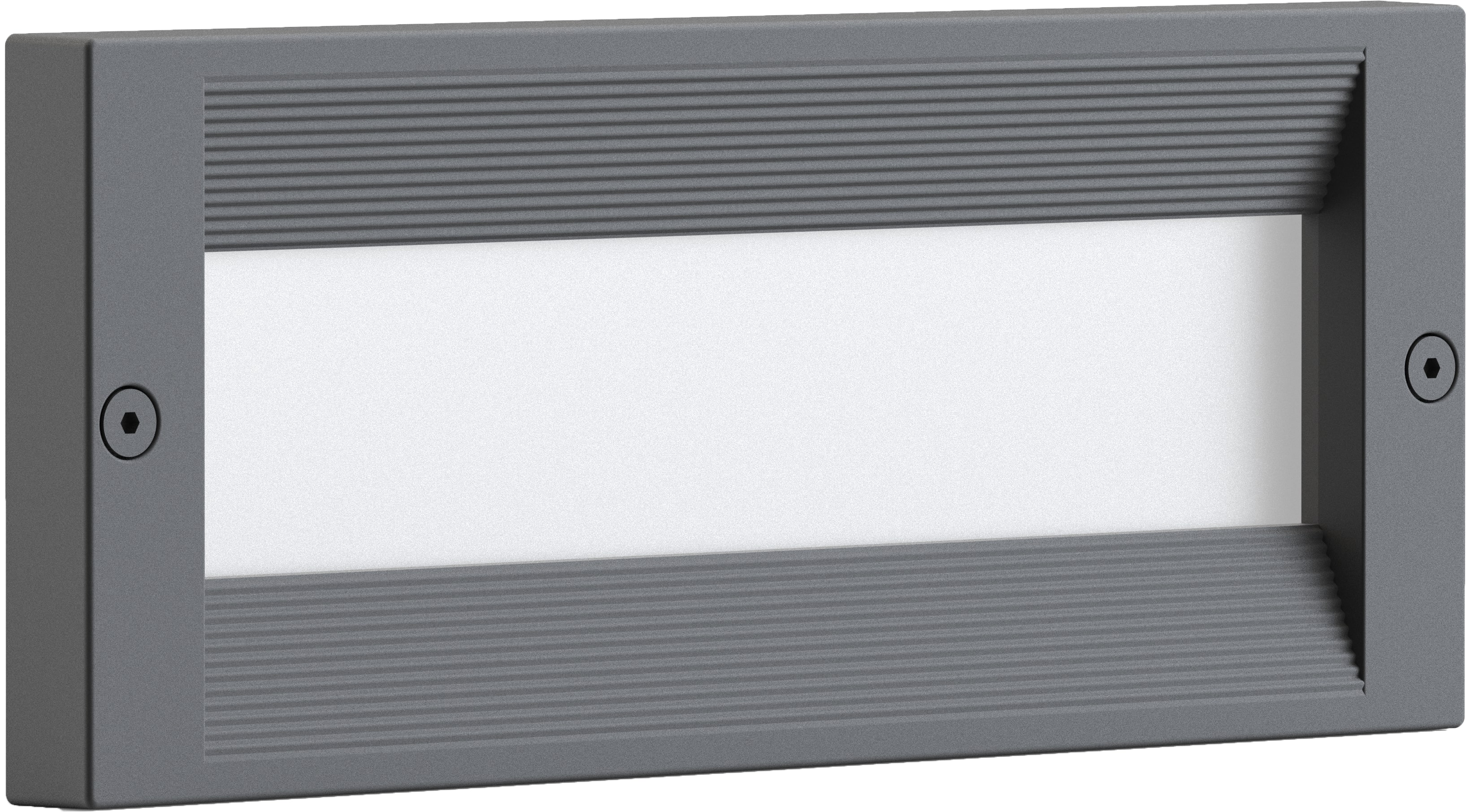 Stenska svetilka aluminij prozoren PC E27 vtič IP54