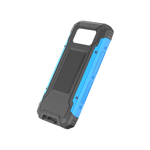 POWER BANK 10000mAh 3.7V SOLAR:1.2W črna+modra LED:2W