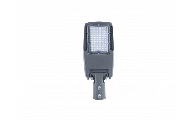 Lampă Stradală LED 50W 6500lm Lumileds Chip 4000K IP65 Gri NEMA