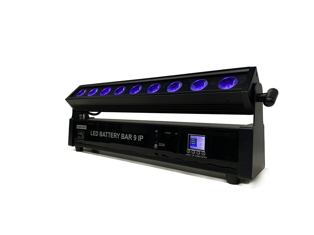 9*10W Wifi nadzor vodoodporen RGBA+UV 6 v 1