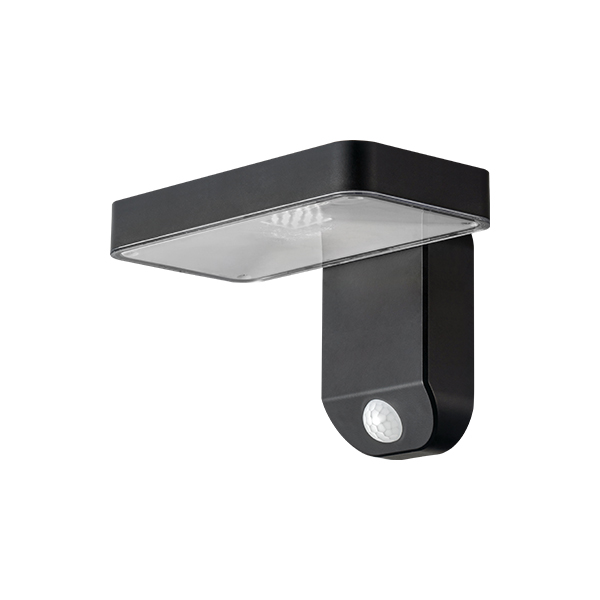 LED solarna svetilka 9W - kvadratna