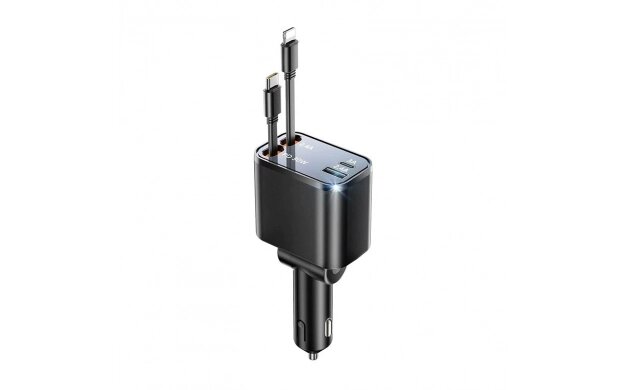 Încărcător Auto USB-C 30W 12V-24V cu Cablu 80cm Optonica